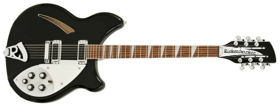 360 Series Semi-Acoustic 12 String Guitar - Jetglo